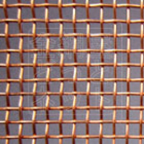 銅　平織金網