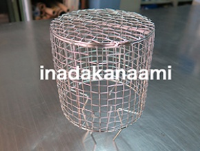 防塵網製作事例(２５)　平織金網　円柱型
