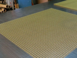 真鍮クリンプ金網 2.0X10mm目 真鍮クリンプ金網 2.0X10mm目